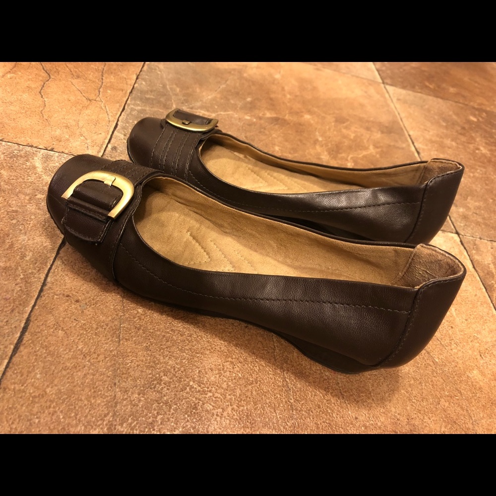 Brown Kim Rogers Wedge